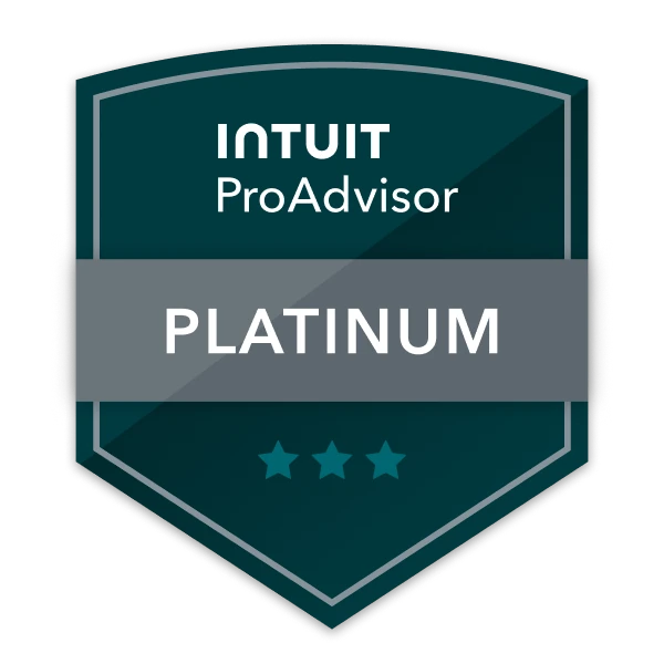 Intuit ProAdvisor Platinum badge